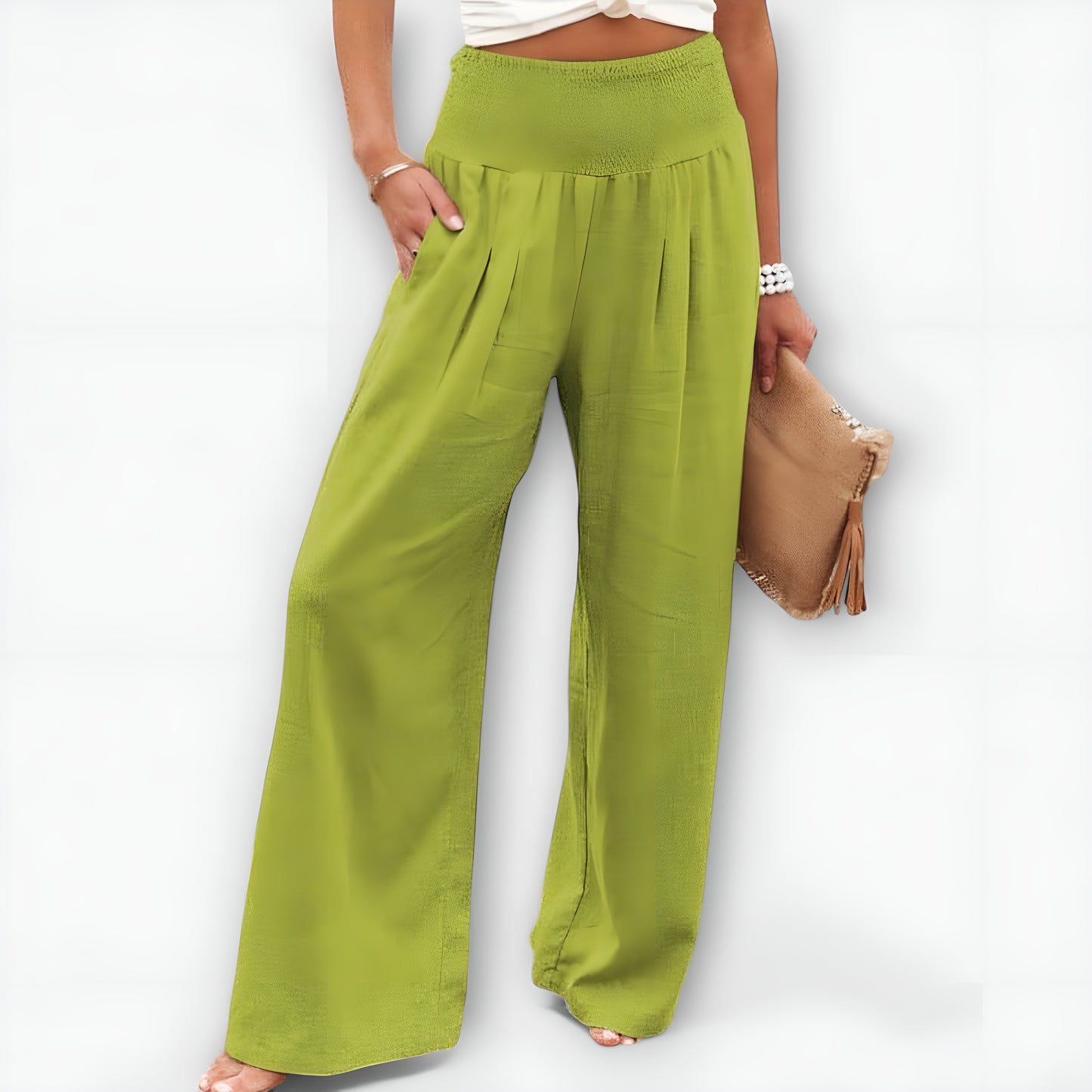 Moa™ | Lediga vida linnébyxor