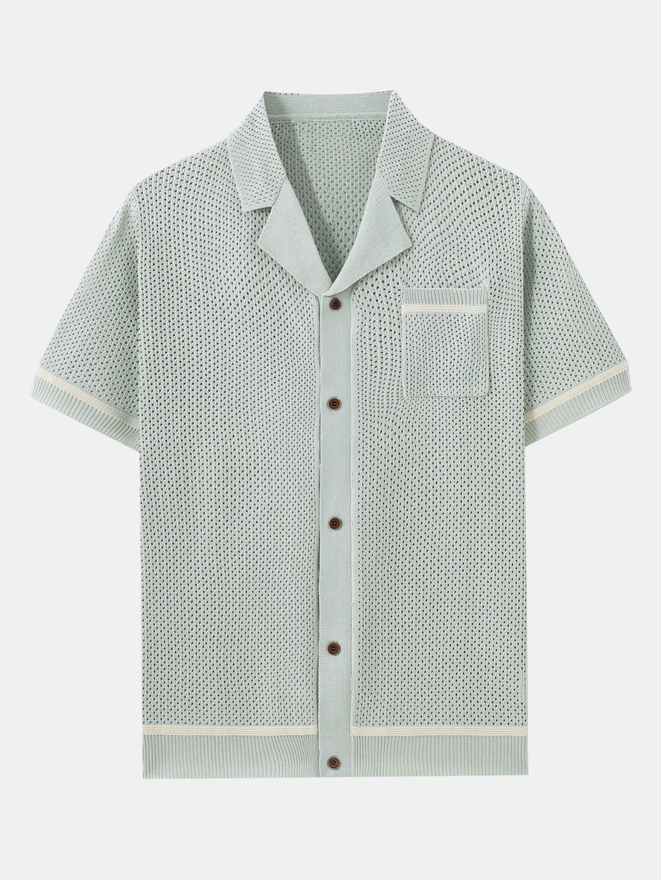 Urban™ | Virkad meshstickad tröja