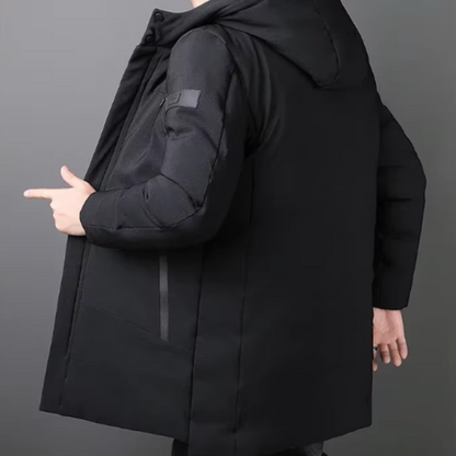 Knut™ | Elegant Lång Herrkappa