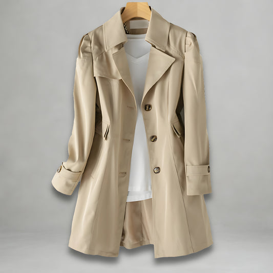 Maja™ | Klassisk damtrenchcoat för övergångsväder och vardag