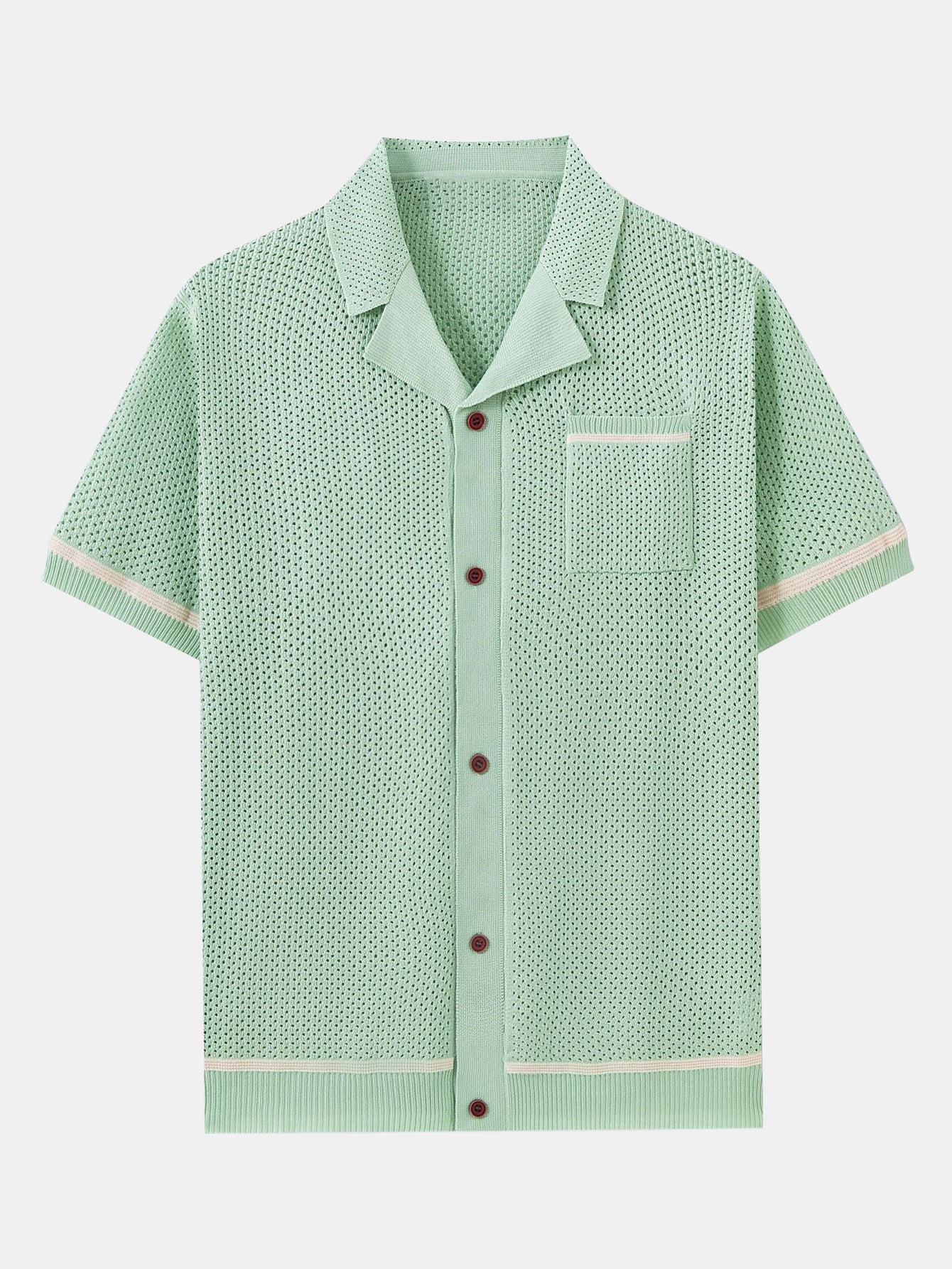 Urban™ | Virkad meshstickad tröja