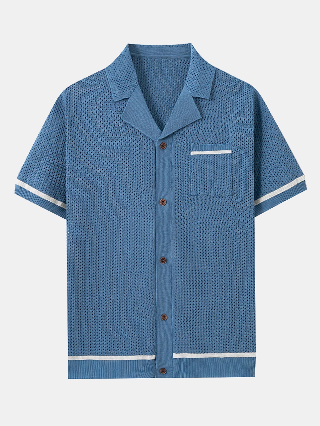 Urban™ | Virkad meshstickad tröja