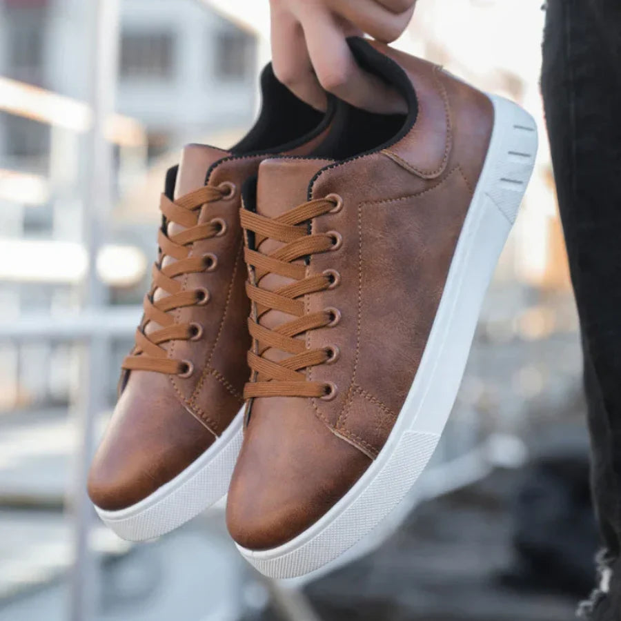 Givallis™ | Corrado Klassieke Leren Sneakers