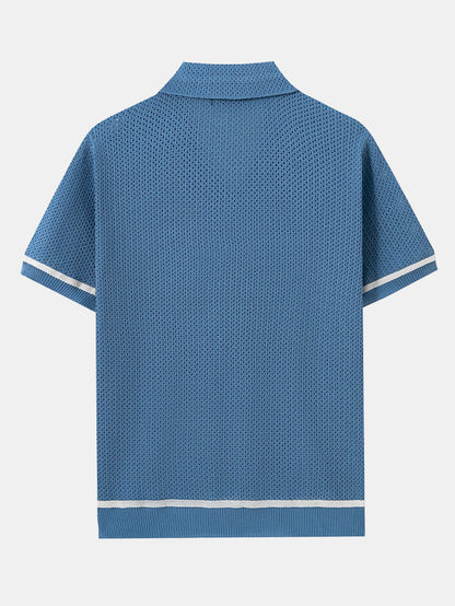 Urban™ | Virkad meshstickad tröja