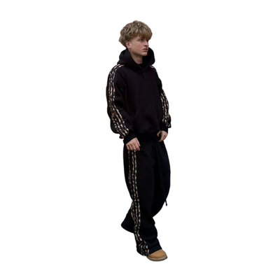Lukas™ | Svart Hoodie