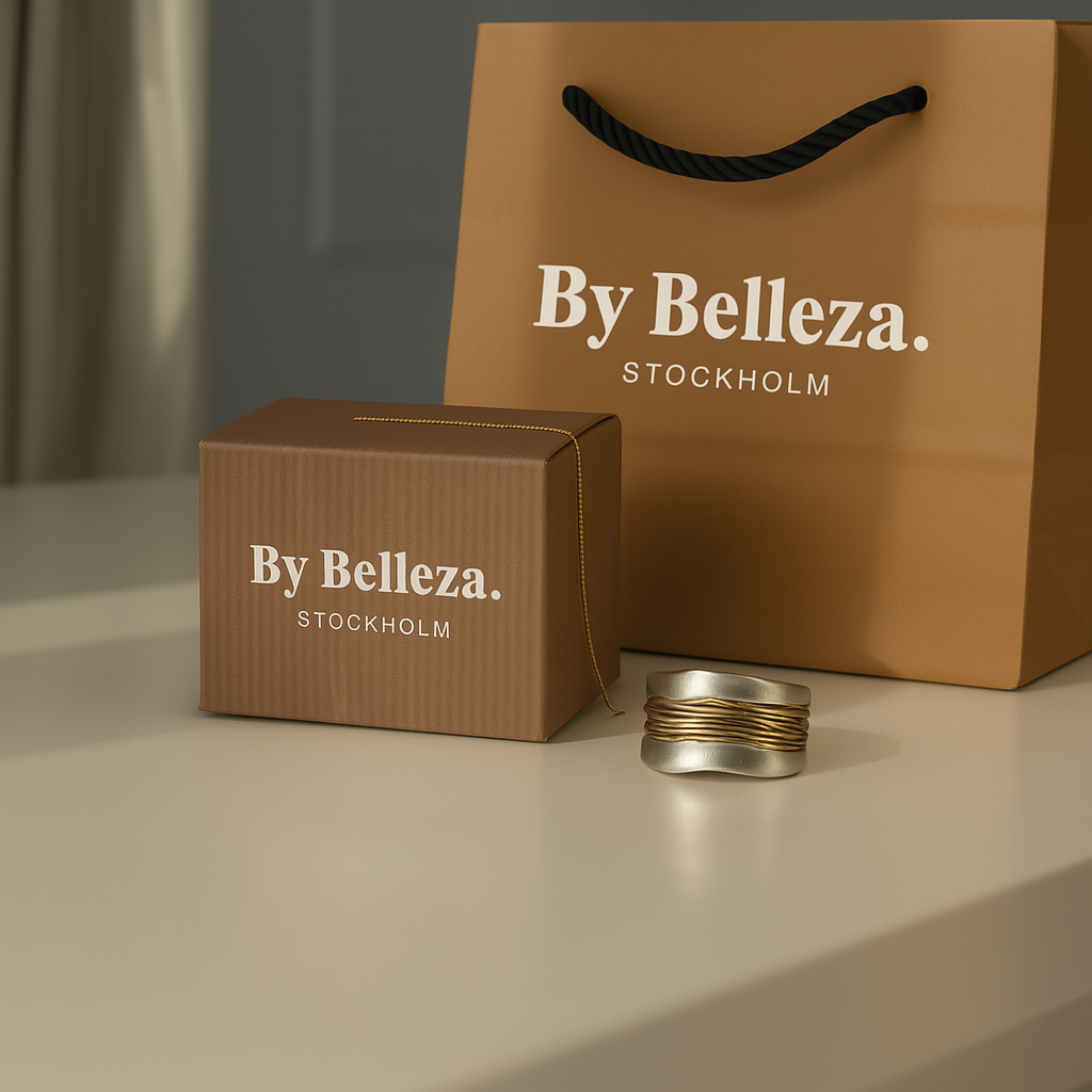 Ophelia™ | Silver & Guld Tvåfärgad Trådring