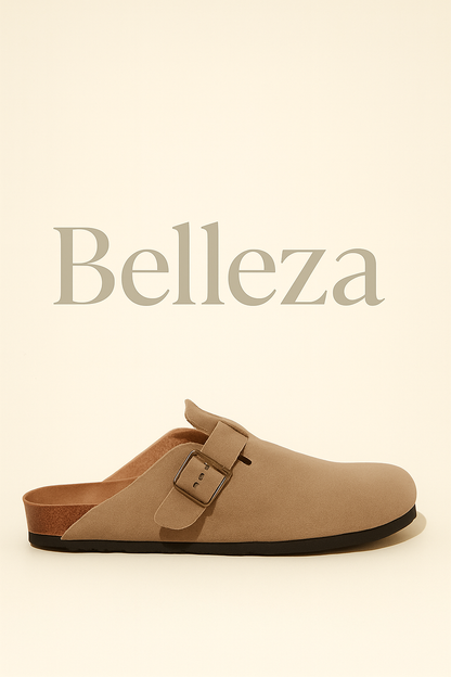 Lovisa™ | Äkta Mocka Träskor från ByBelleza