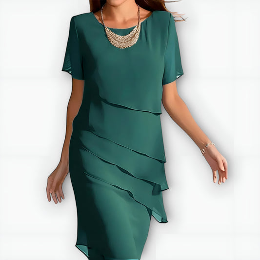 Ebba™ - Stilfull figurnära klänning