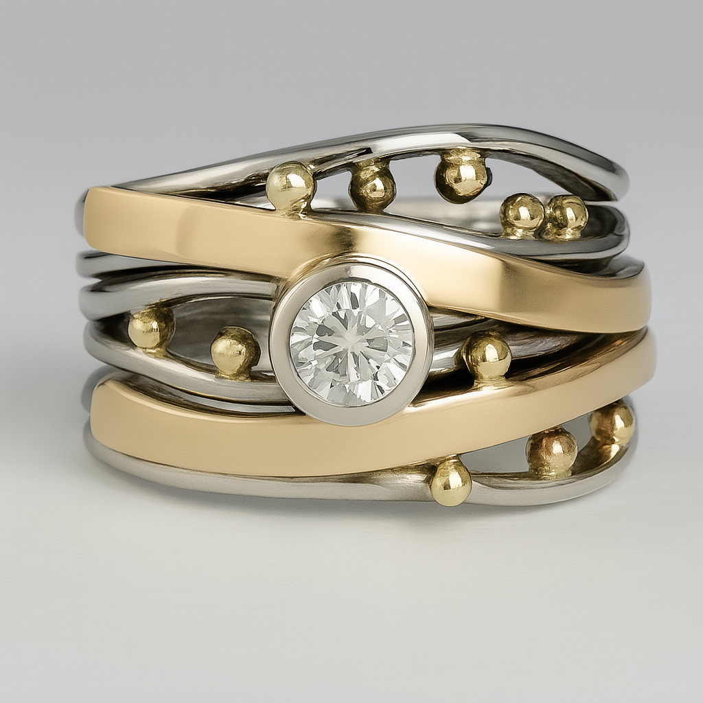 Sara™ | Vintage Guldpläterad Ring med Zirkonia