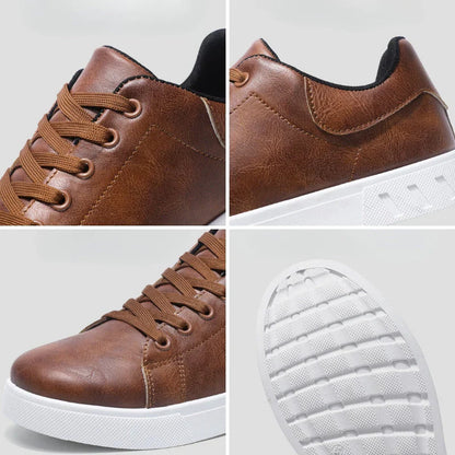 Givallis™ | Corrado Klassieke Leren Sneakers