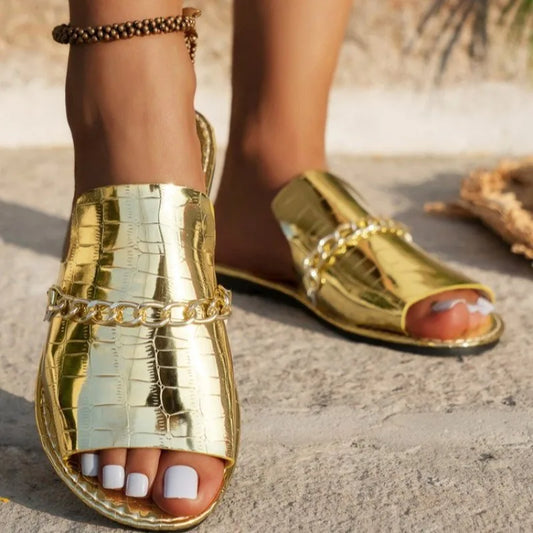 Lovisa™ | Eleganta Lydia-sandaler med kedja