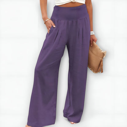 Moa™ | Lediga vida linnébyxor