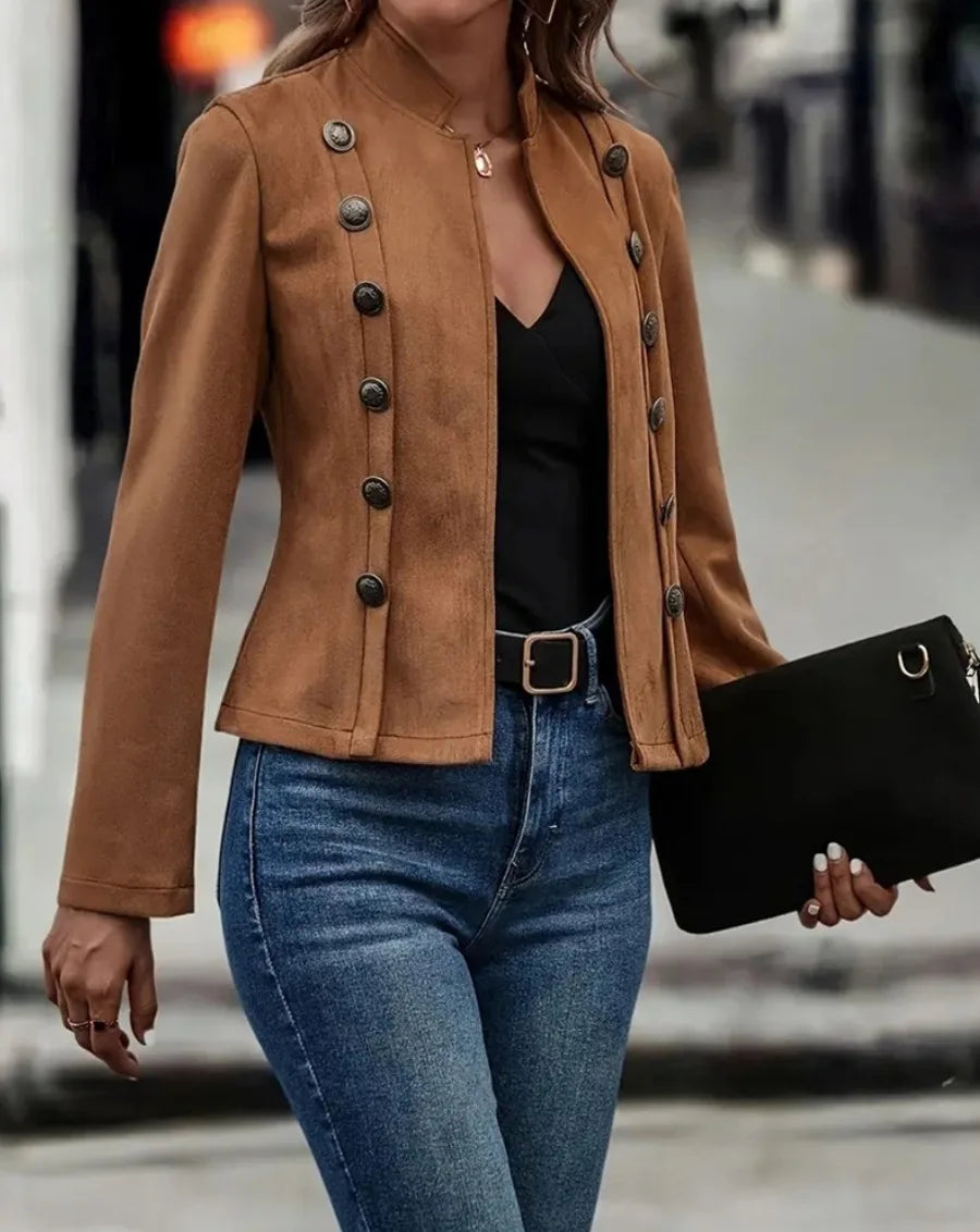 Freja™ | Dubbelknäppt Jacka