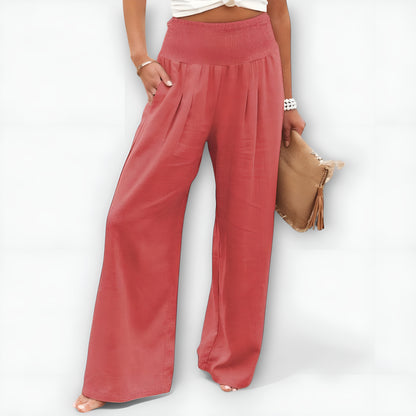 Moa™ | Lediga vida linnébyxor