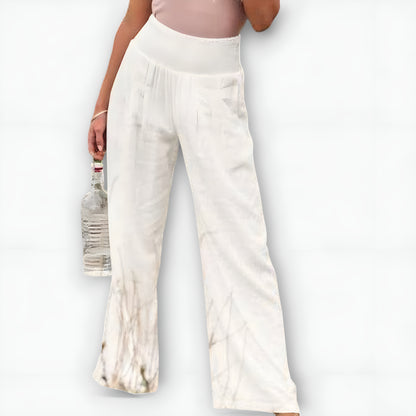 Moa™ | Lediga vida linnébyxor