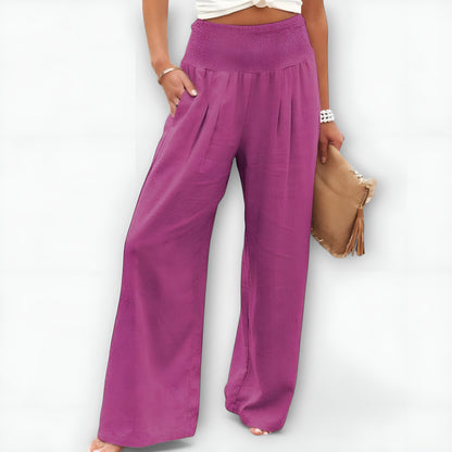 Moa™ | Lediga vida linnébyxor