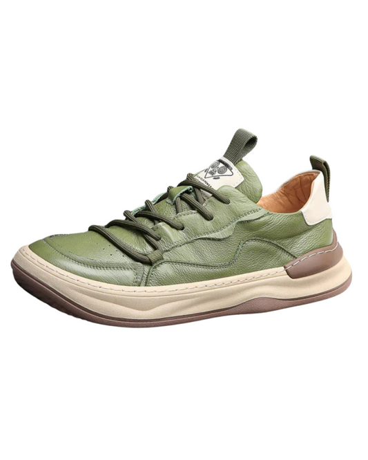 Tony™ | Läderskor med tjock sula