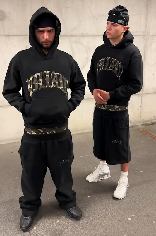 Camo-träningsset (Hoodie + Byxor)