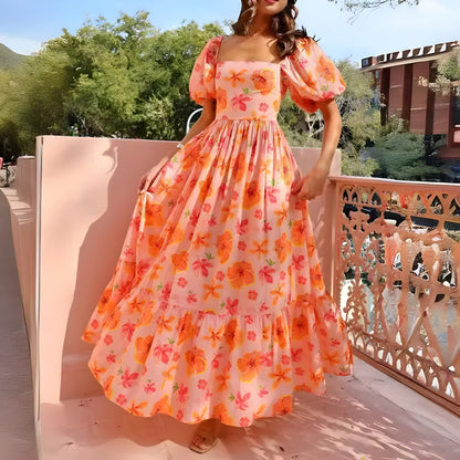 Elsa™ | Elegant maxiklänning med smickrande skärning och somrig komfort