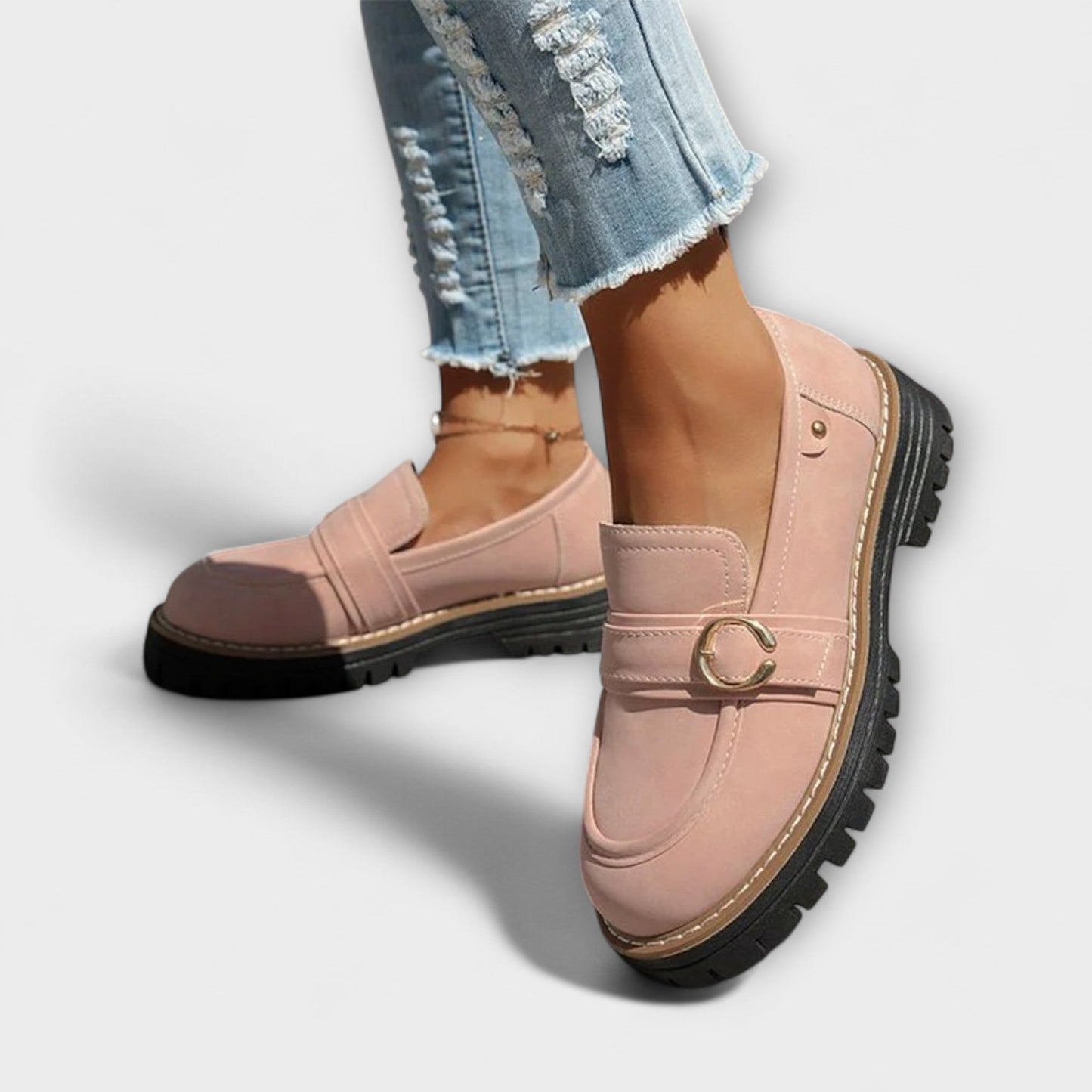 Astrid™ | Casual Loafers med Rund Tå