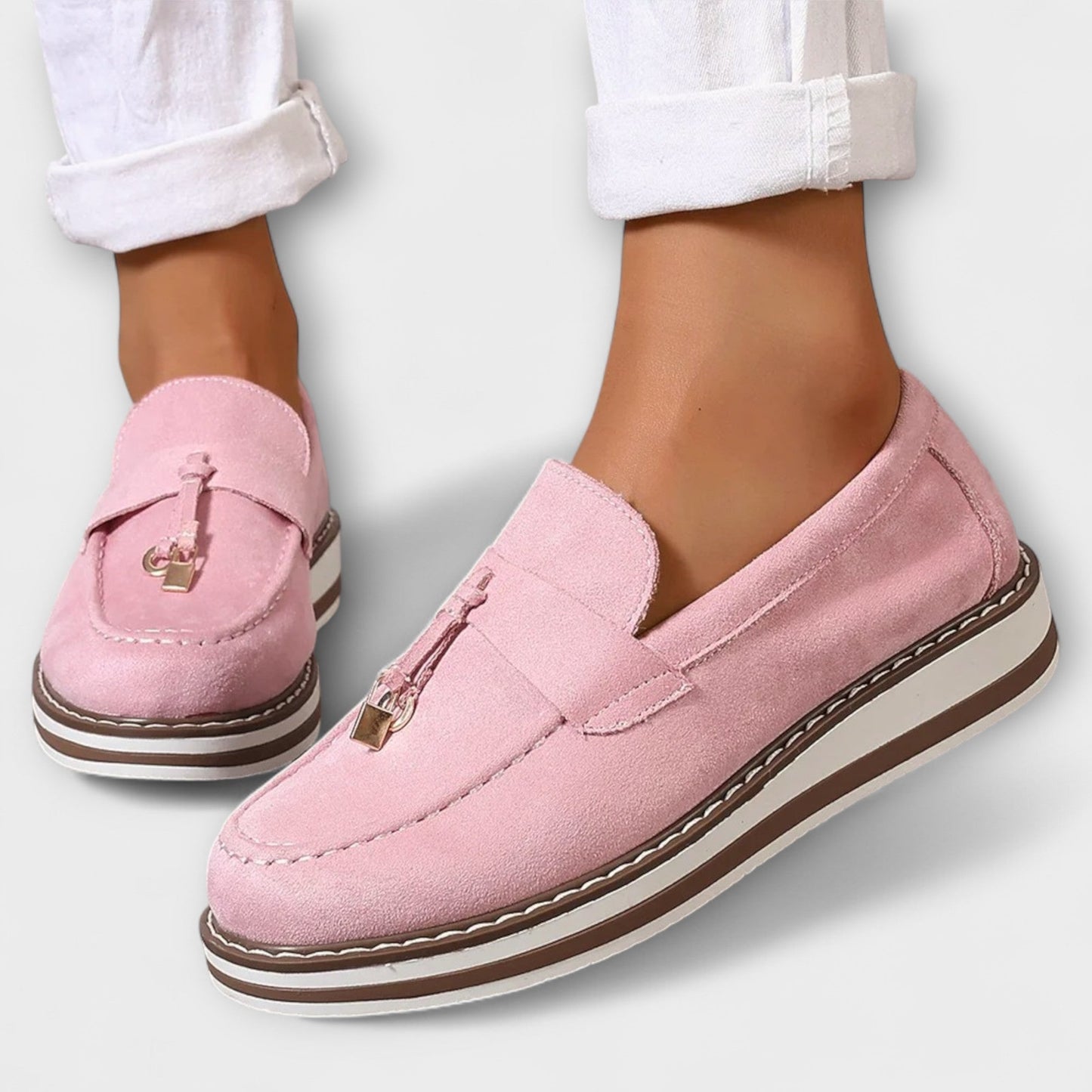 Ebba™ | Casual Loafers med Rund Tå