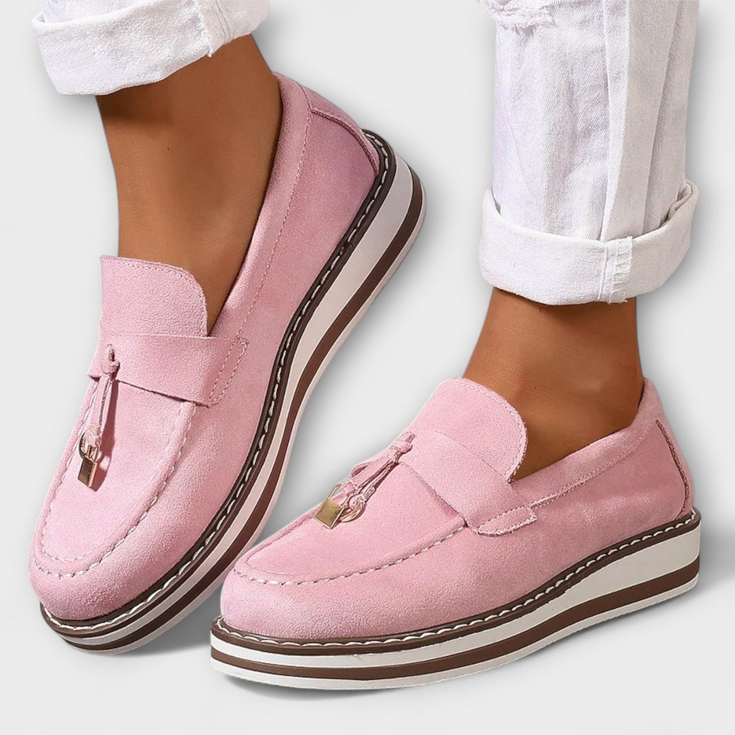 Ebba™ | Casual Loafers med Rund Tå
