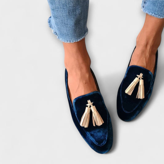 Carina™ | Vintage-inspirerade Loafers med Toffsar.
