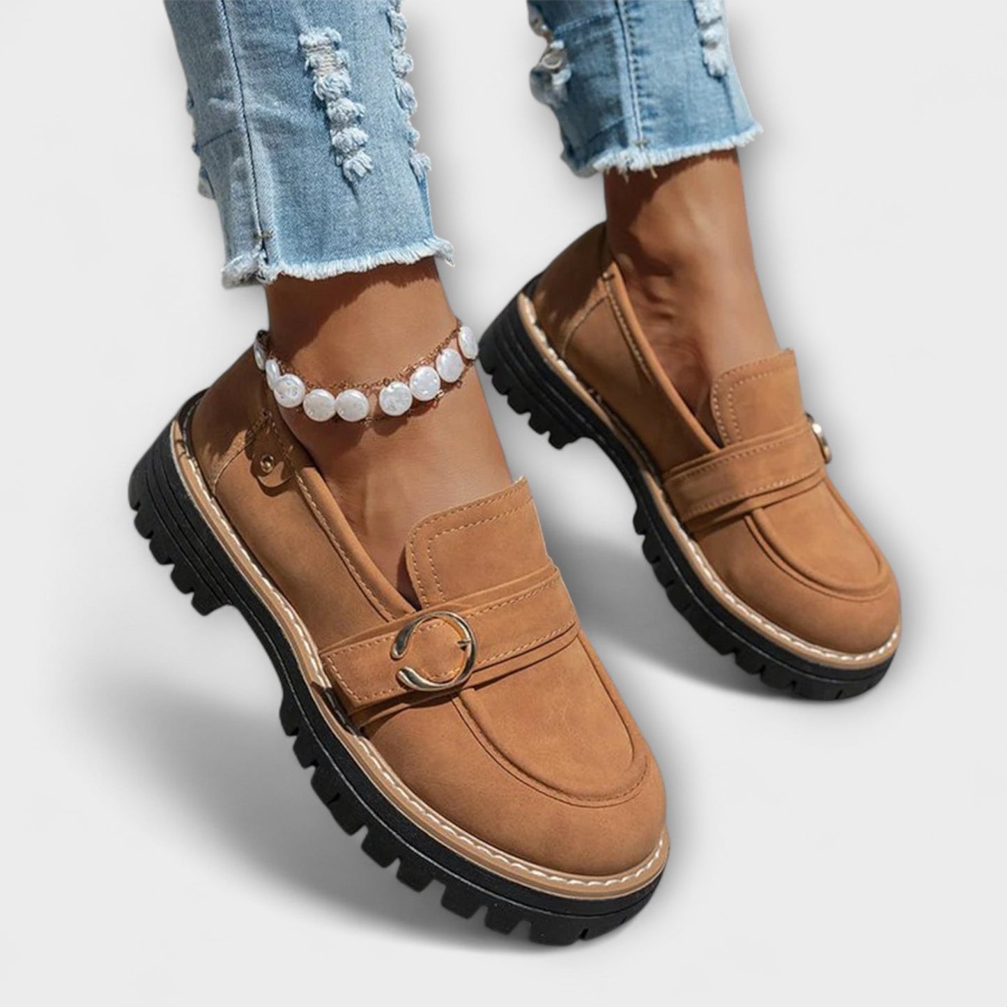 Astrid™ | Casual Loafers med Rund Tå