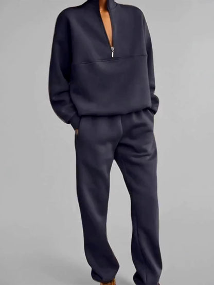 Bella™ | Oversized Half-Zip Tröja – Bekväm och Vardaglig Tröja med Dragkedja