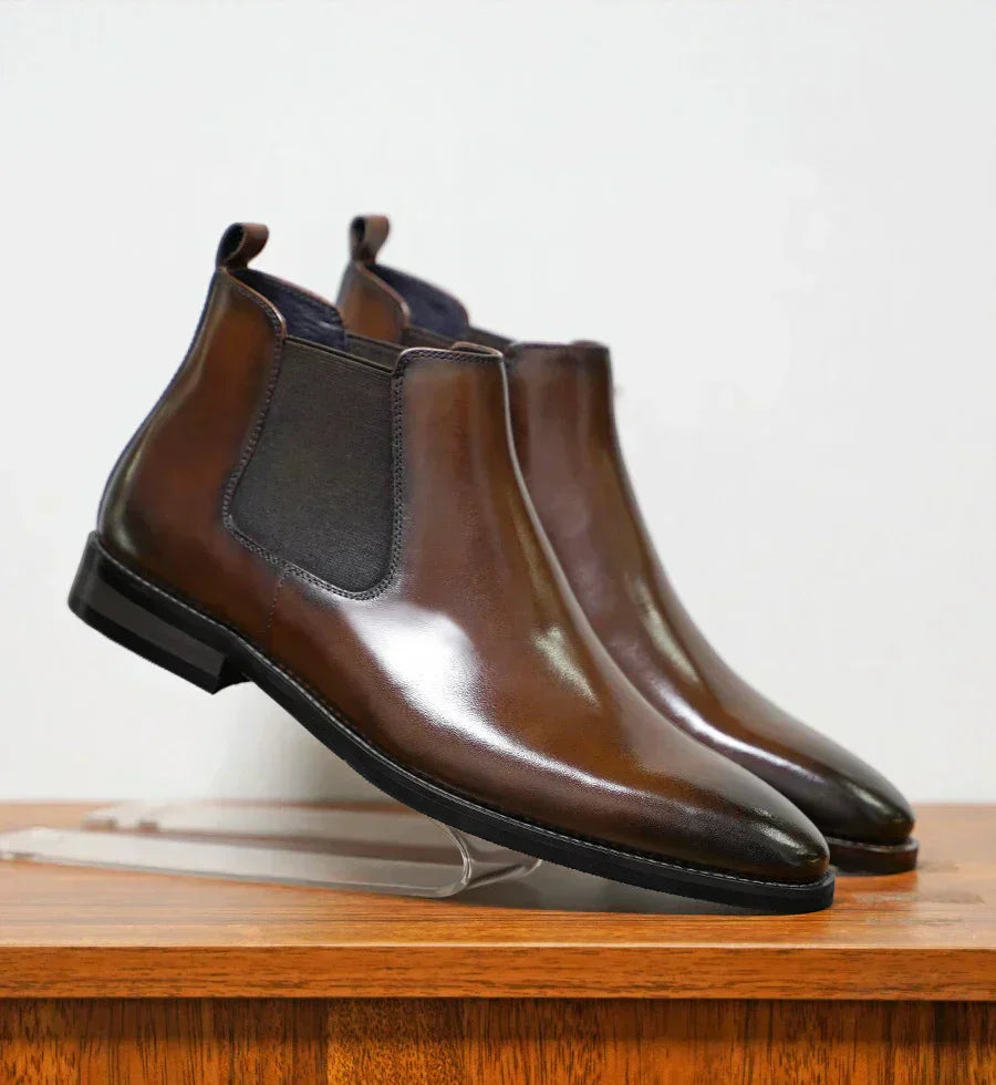Rasmus™ | Percival Läder Chelsea Boots