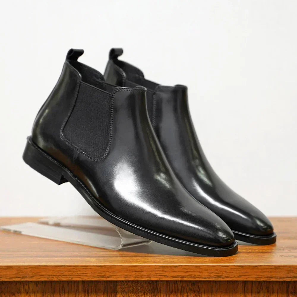 Rasmus™ | Percival Läder Chelsea Boots
