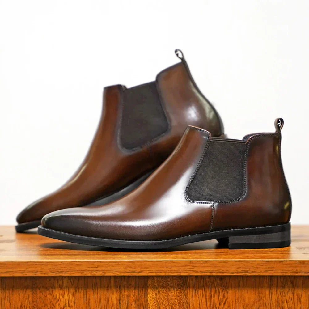 Rasmus™ | Percival Läder Chelsea Boots