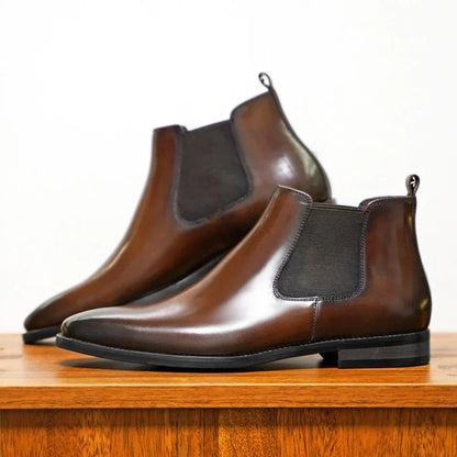 Rasmus™ | Percival Läder Chelsea Boots